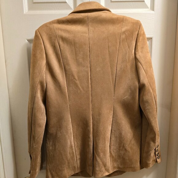 Chic Tan Blazer - Joan Vass (Size M)  NWT - Picture 2 of 6